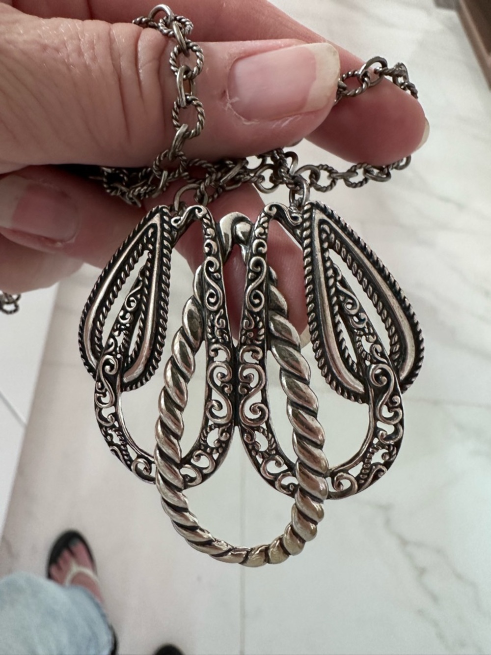 CAROLYN POLLACK RELIOS STERLING NECKLACE 🩷